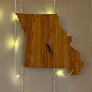 MO Wooden Wall Clock